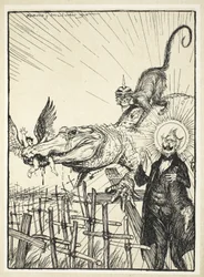Krokodillentranen, illustratie uit The Kaiser